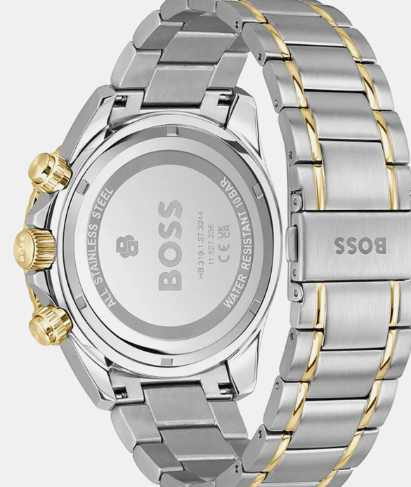 Boss Sealiner Men Quartz Green Dial Chronograph Stainless Steel Watch
