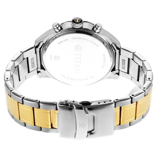 Titan Regalia Opulent Multifunction Silver Dial Silver Stainless Steel Strap Watch For Men