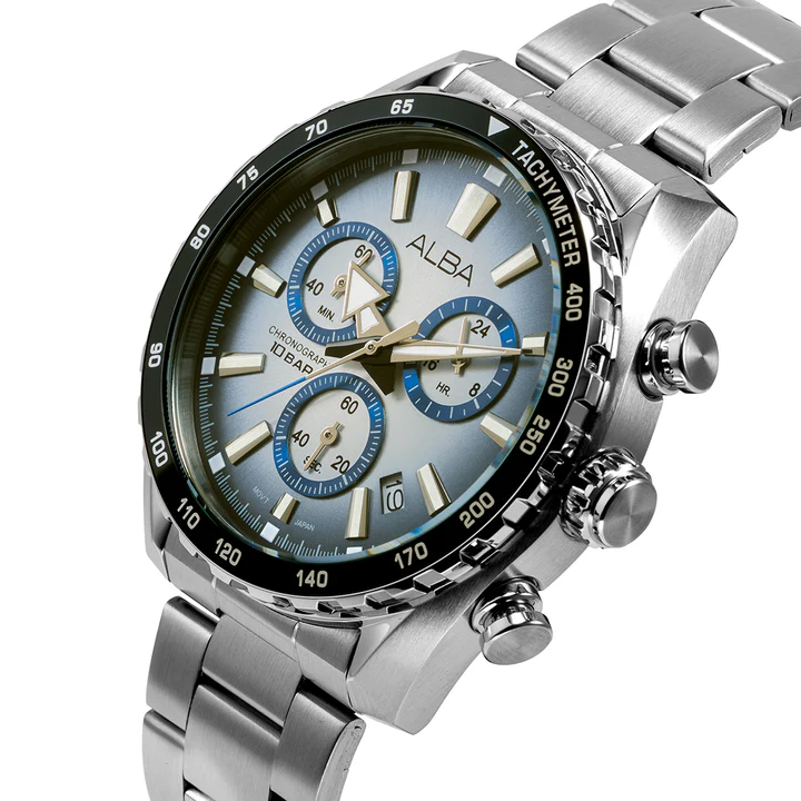 Columbia Blue Dial Chronograph Watch