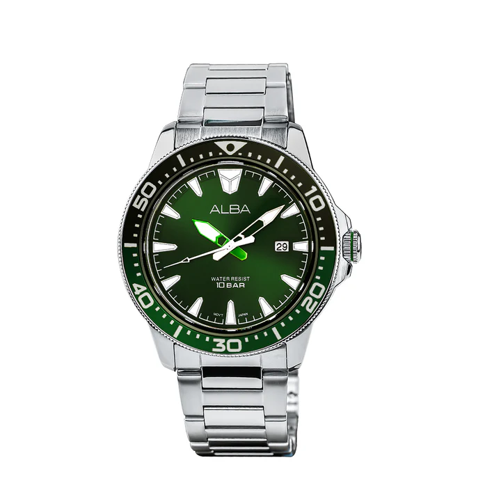 Dark Green Dial Quartz Watch