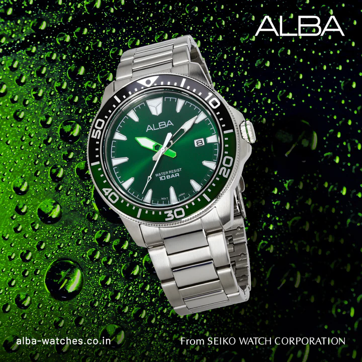 Dark Green Dial Quartz Watch