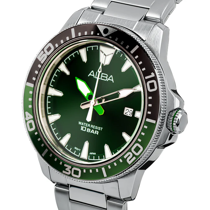 Dark Green Dial Quartz Watch