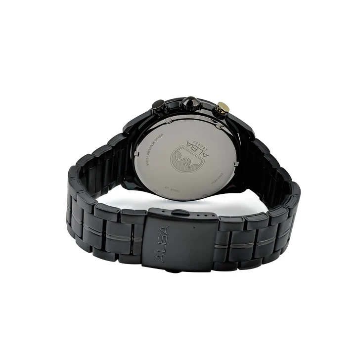 Black Dial Chronograph Watch