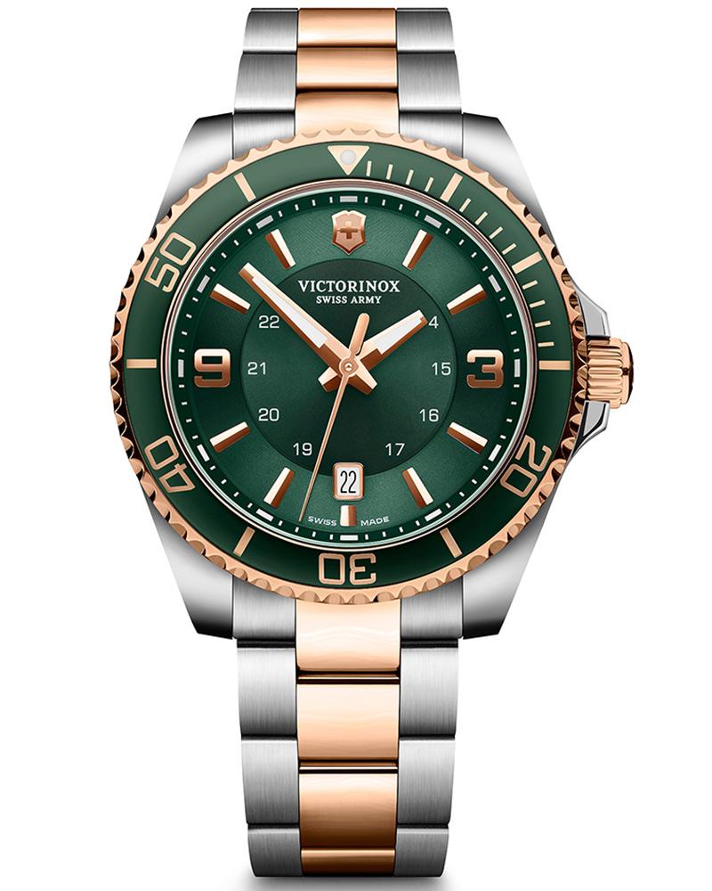 Victorinox Men Maverick Round Green Watch