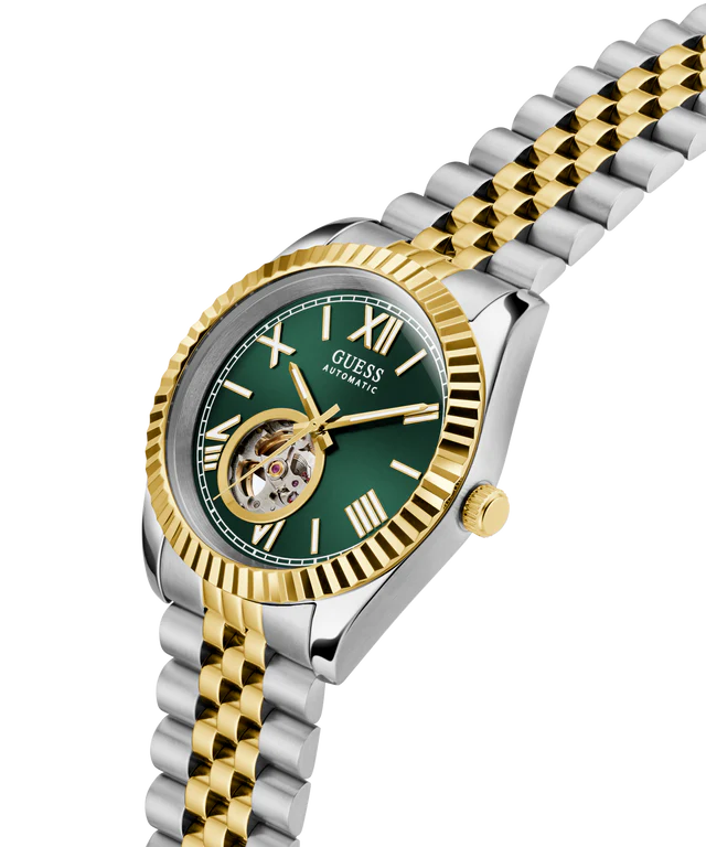 GUESS Mens 2-Tone Automatic Watch
