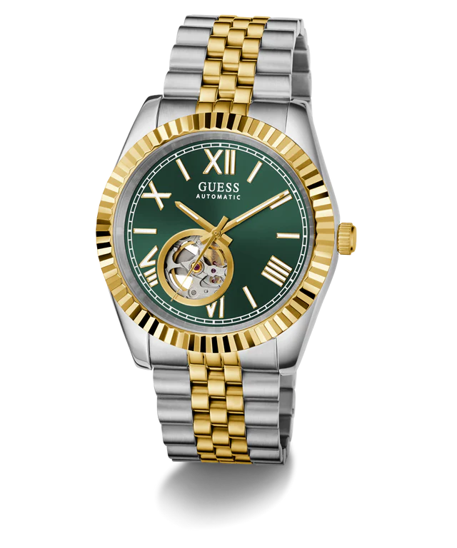 GUESS Mens 2-Tone Automatic Watch