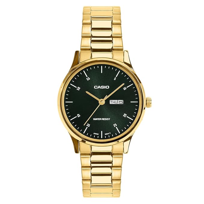 Casio Enticer Ladies LTP-SN8YG-3B Analog Green Dial Watch