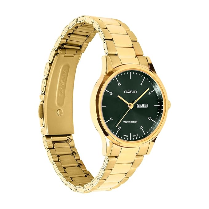 Casio Enticer Ladies LTP-SN8YG-3B Analog Green Dial Watch