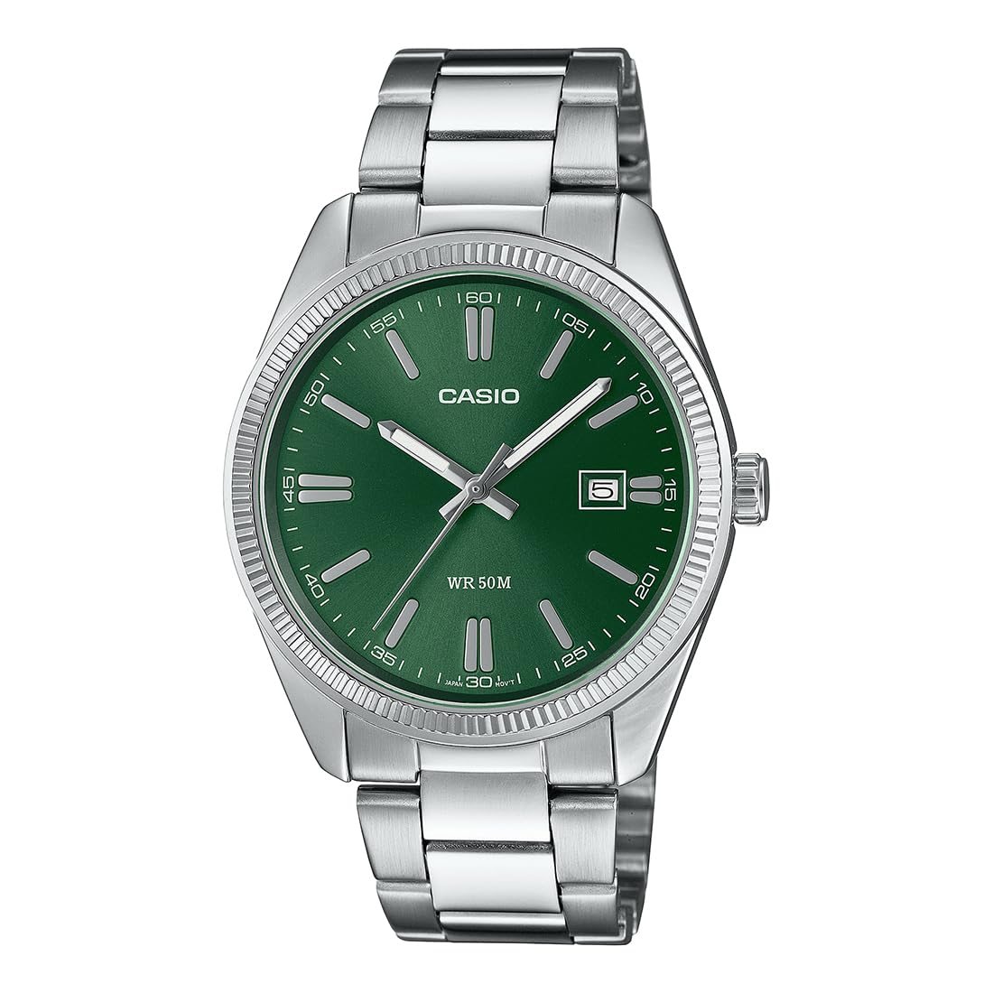 Click to see full view Casio Enticer Men Analog Green Dial Men