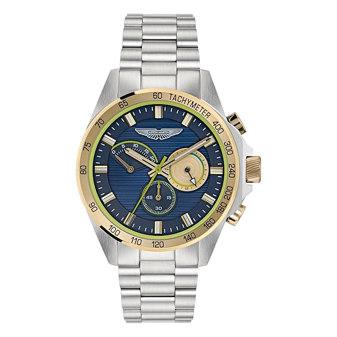 Aston Martin Lagunda Round 44mm Blue Dial Analog Men Watch