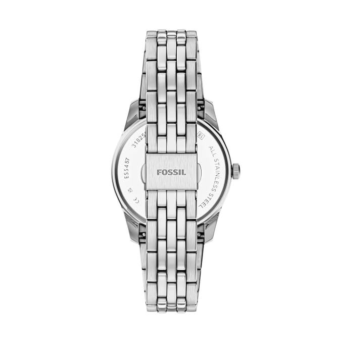 Fossil Scarlette Silver Quartz Stainless Steel Watch