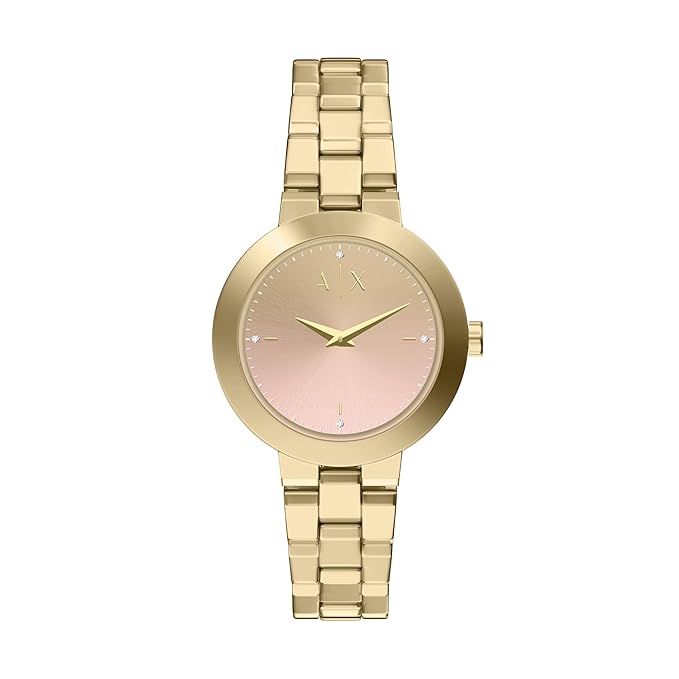 Armani Exchange Gold Watch