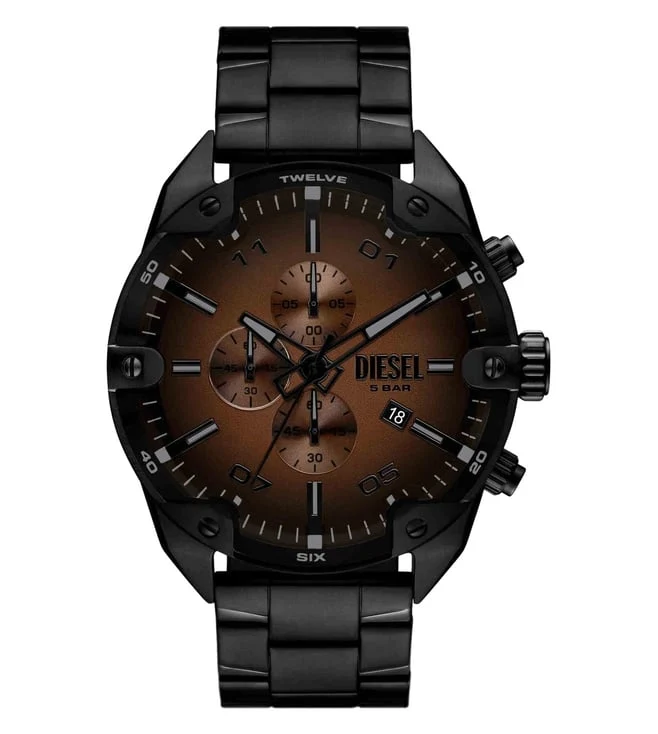 Diesel  Spiked Quartz Chronograph Men's Watch