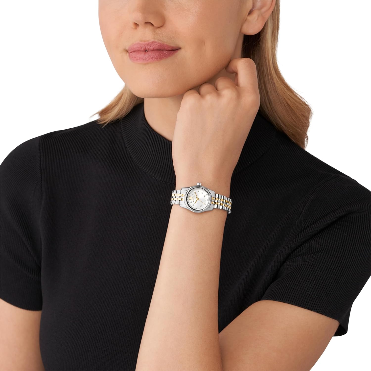 Michael Kors Lexington Two Tone Watch