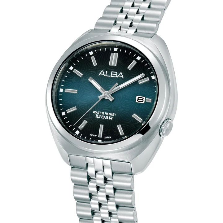 Signature Blue Gradiation Dial Quartz Watch
