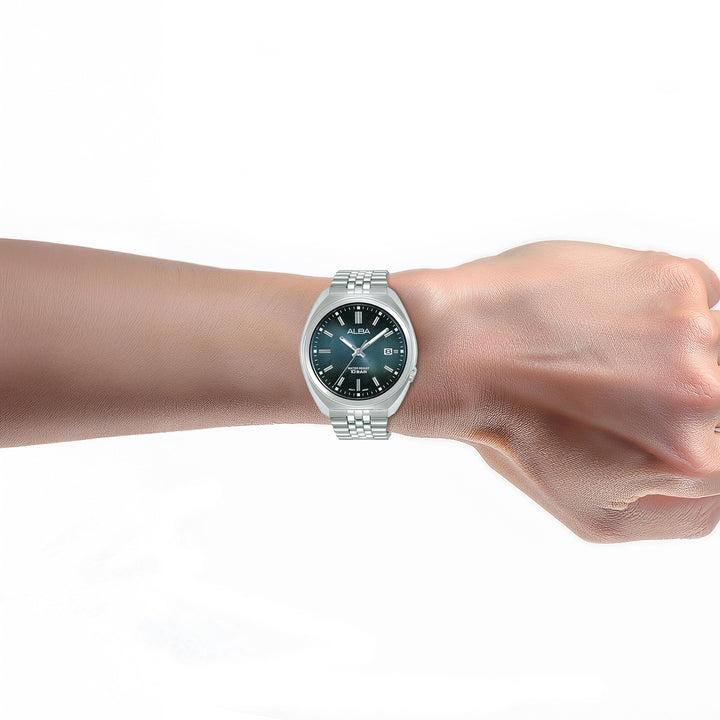 Signature Blue Gradiation Dial Quartz Watch