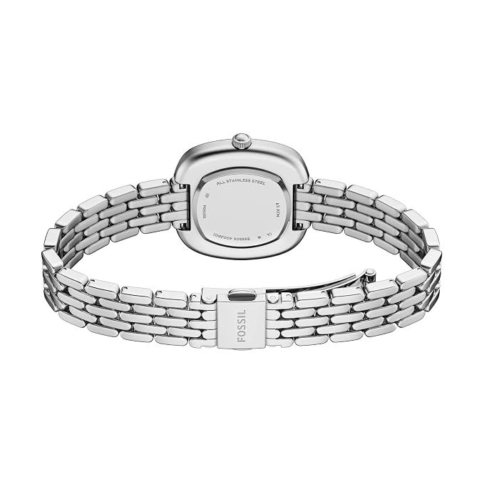 Fossil Genevive Silver Quartz Stainless Steel Watch