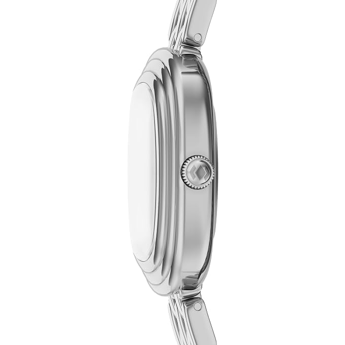 Fossil Genevive Silver Quartz Stainless Steel Watch