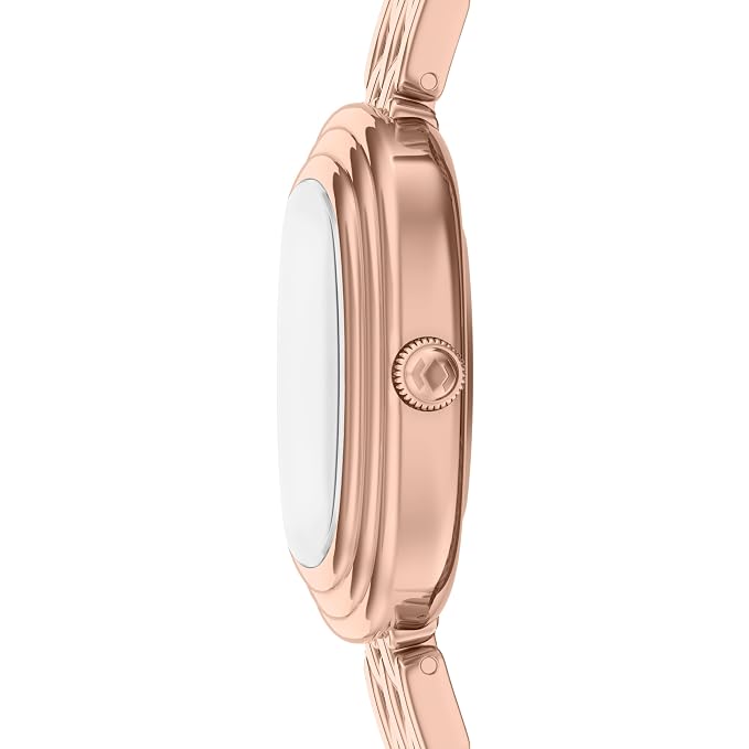 Fossil Genevive Rose Gold Quartz Stainless Steel Watch