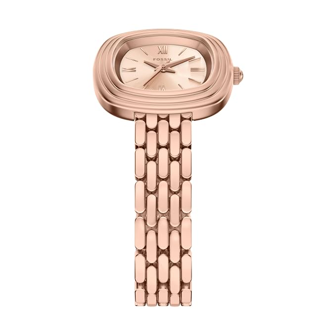 Fossil Genevive Rose Gold Quartz Stainless Steel Watch