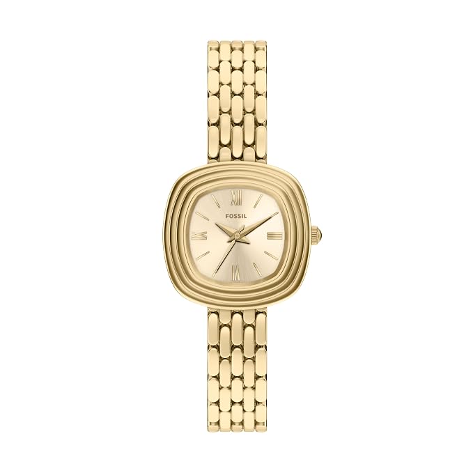 Fossil Genevive Gold Quartz Stainless Steel Watch