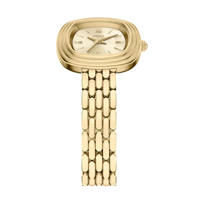 Fossil Genevive Gold Quartz Stainless Steel Watch