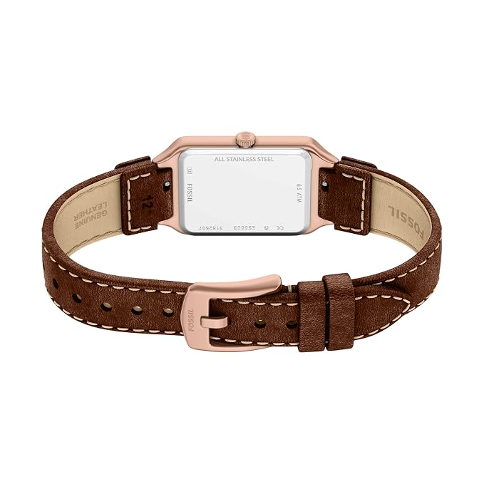 Fossil Raquel Brown Quartz Leather Watch