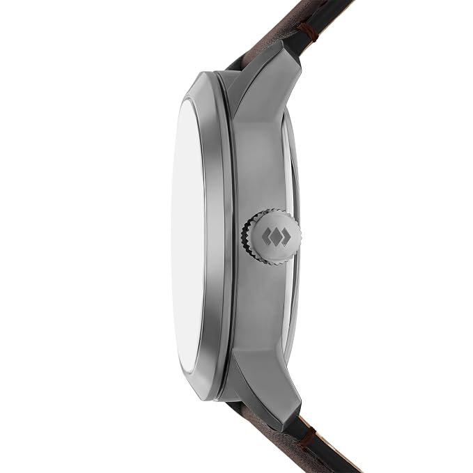Fossil Townsman Brown Quartz Leather Watch