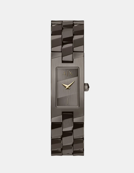 Women Quartz Brown Dial Analog Stainless Steel Watch