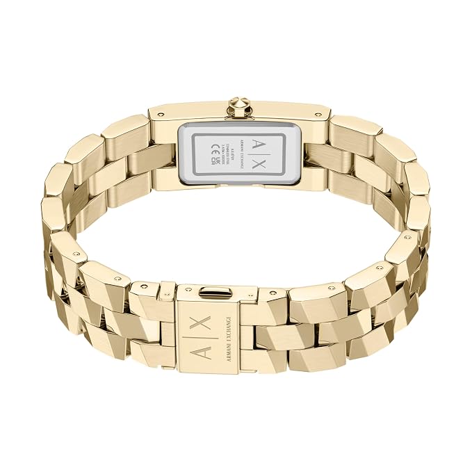 Armani Exchange Gold Quartz Stainless Steel Watch