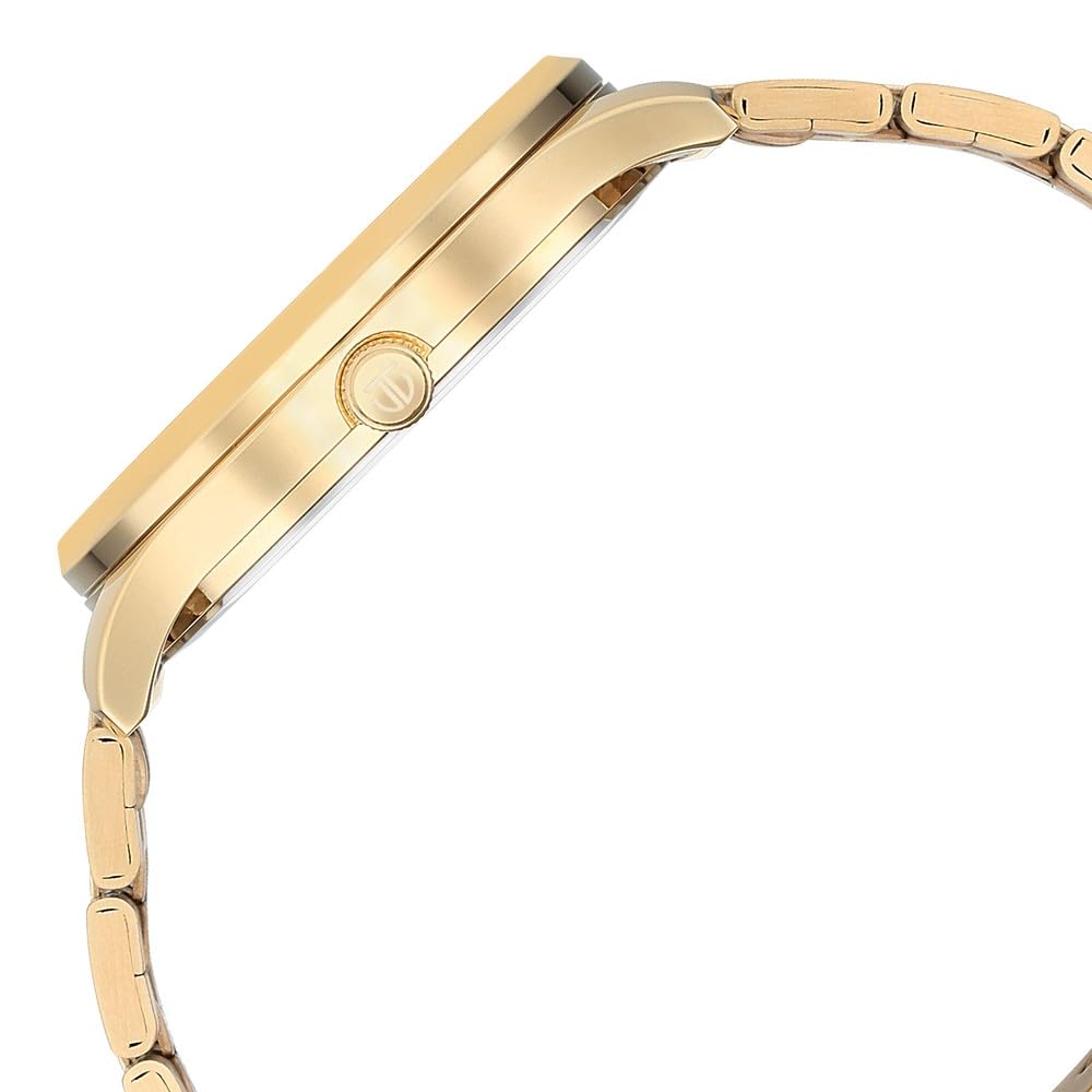 Titan Opulent LII Quartz Multifunction Green Dial Rose Gold Stainless Steel Strap Watch for Men