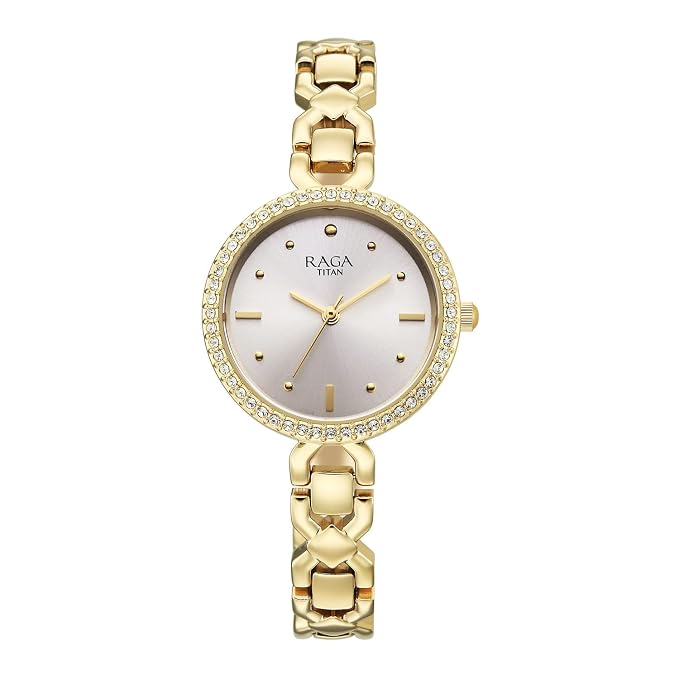 Titan Raga Spotlight 2.0 Quartz Analog 3Hands Display Watch for Women