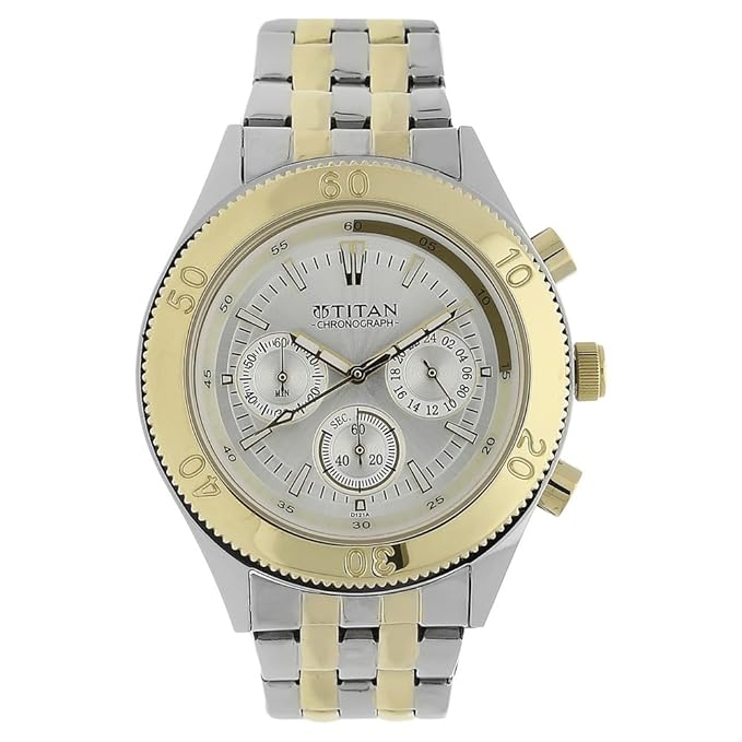 Titan Octane Analog Silver Dial Men's Watch