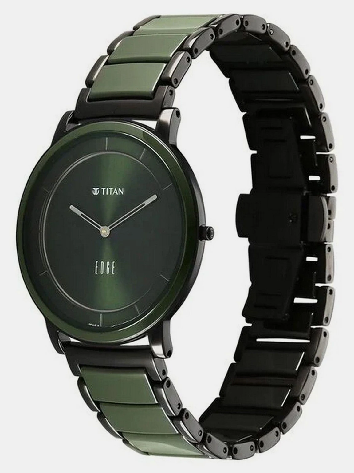 Titan Edge Melange Quartz Brown Round Dial Men's Watch / Analog Watch  - For Men