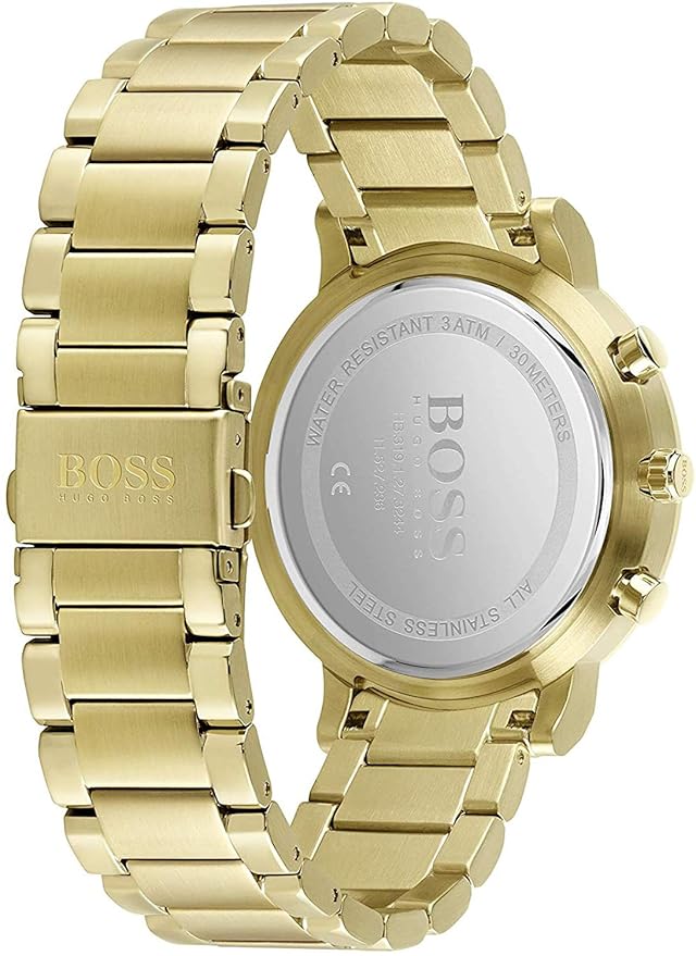 BOSS Hugo Stainless Steel Analog Black Dial Men's Watch