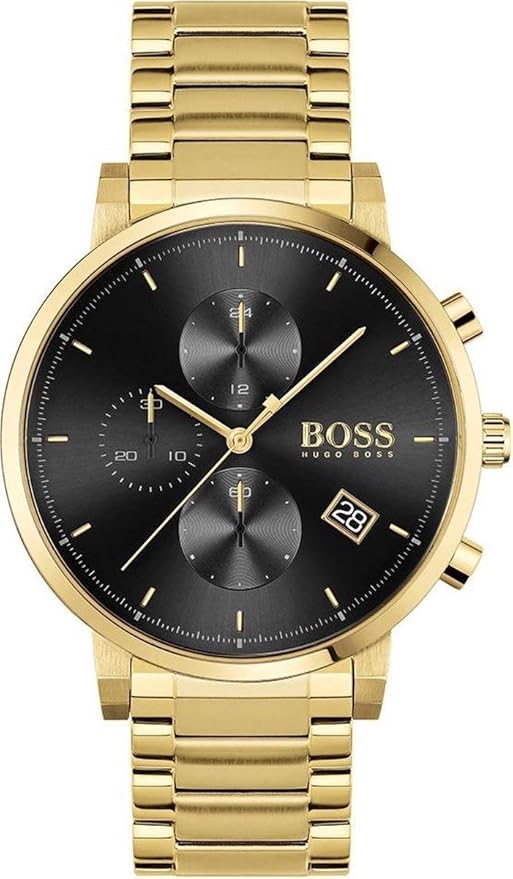 BOSS Hugo Stainless Steel Analog Black Dial Men's Watch
