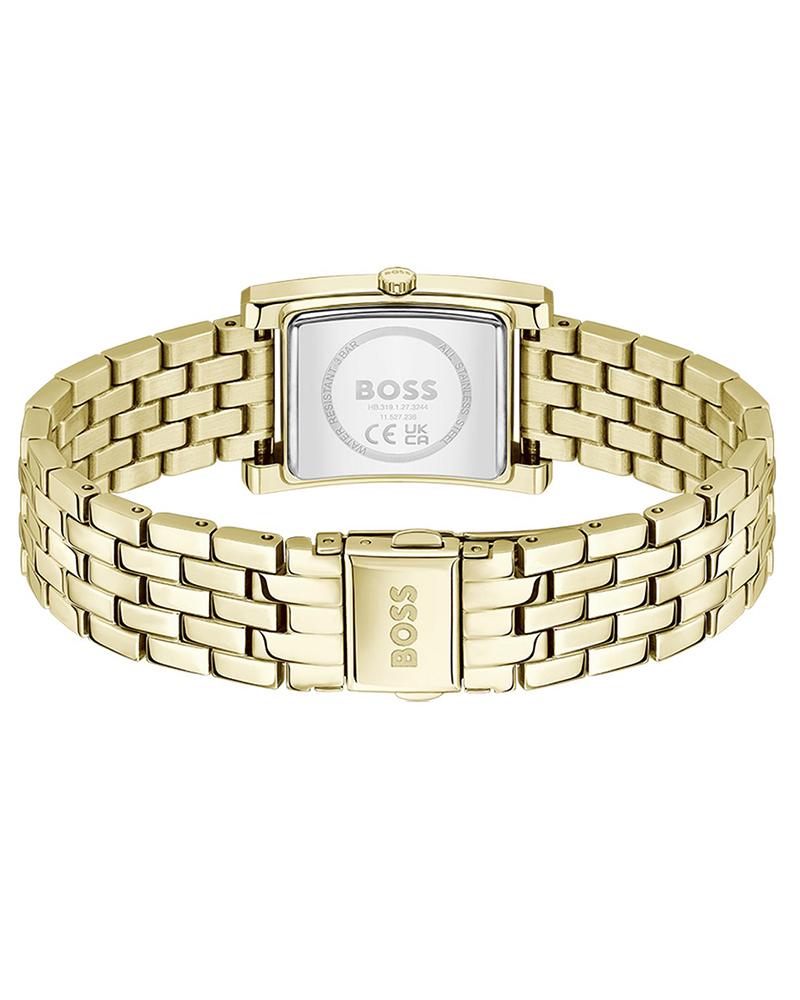 Lucy Qtm Women Quartz Green Dial Analog Stainless Steel Watch