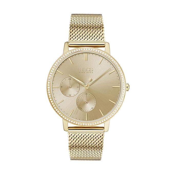 Yellow Dial Analog Watch For Women