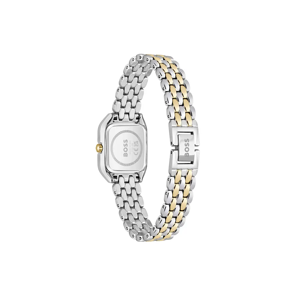 Mae Petite Women Quartz Green Dial Analog Stainless Steel Watch