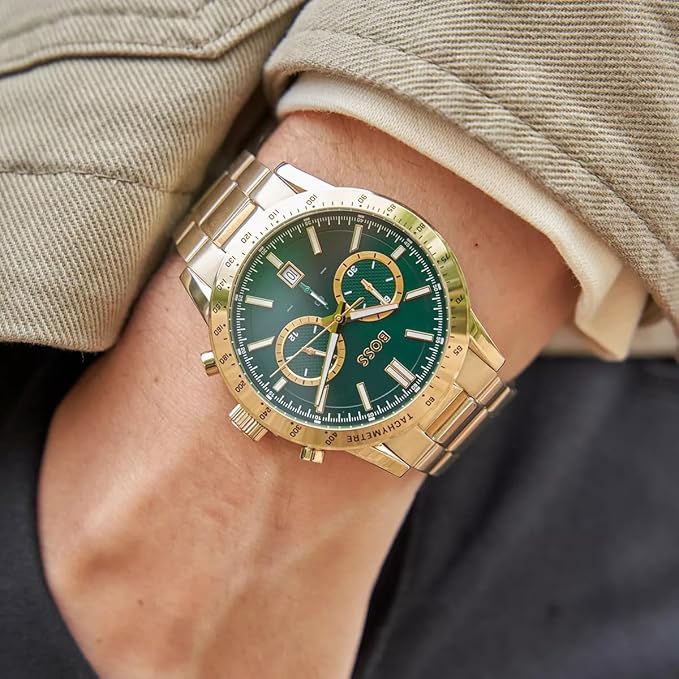 BOSS Analog Green Dial Men's Watch