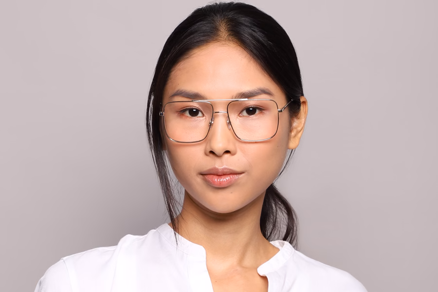 ARI OPTICS Eyeglasses with Pale Gold Frame