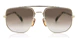 David Beckham DB 7001/S J5G/HA Pilot Gold Sunglasses