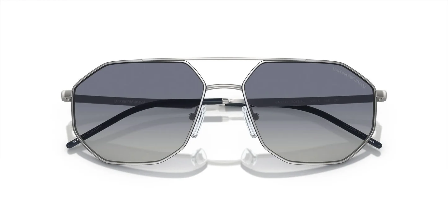 Emporio armani eyewear for Male,Silver Metal frame