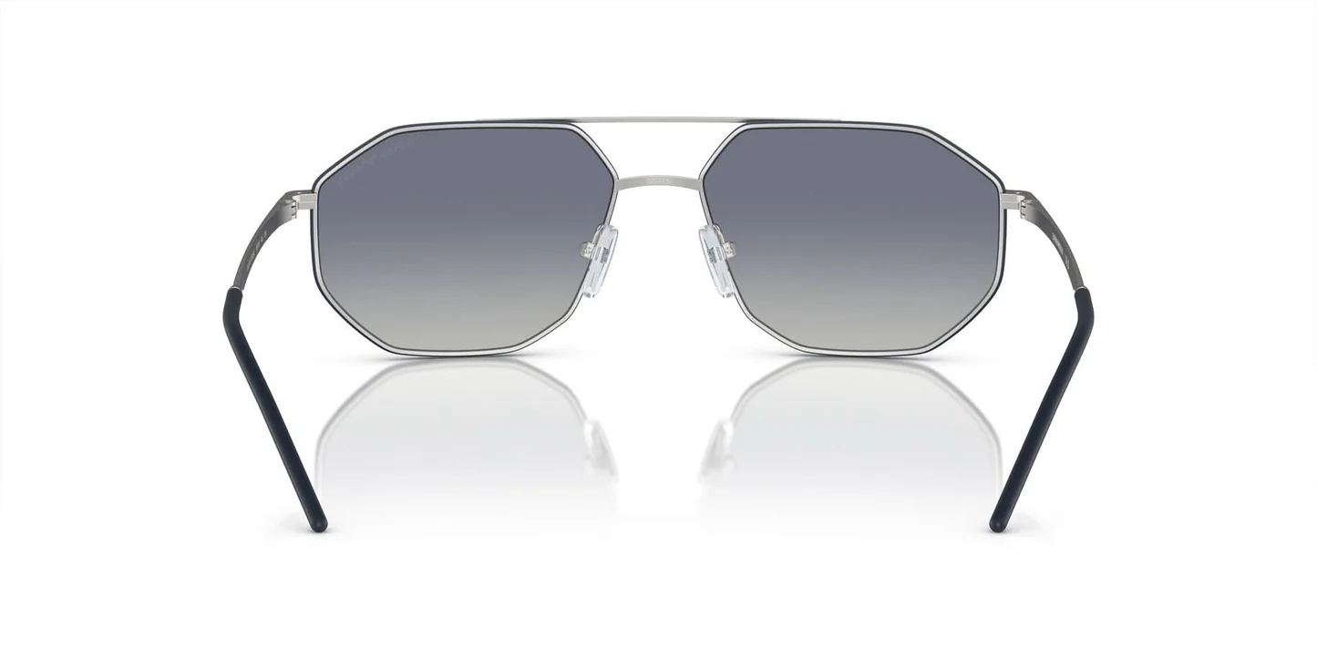 Emporio armani eyewear for Male,Silver Metal frame