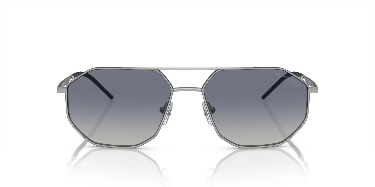 Emporio armani eyewear for Male,Silver Metal frame