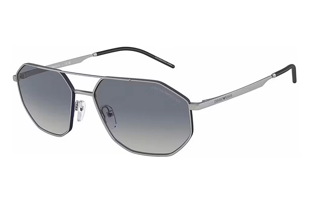 Emporio armani eyewear for Male,Silver Metal frame