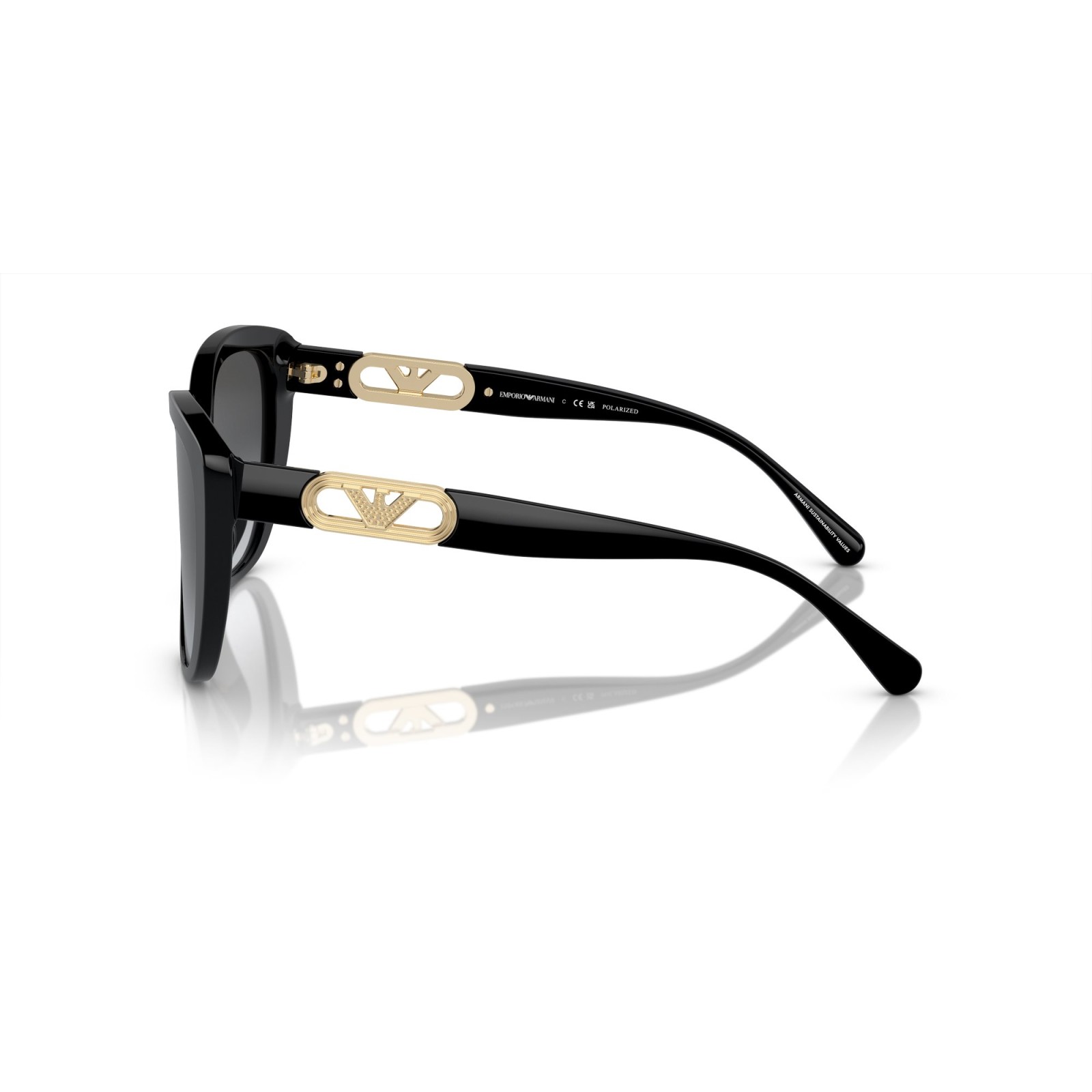 Emporio Armani Shiny Black | Sunglasses Woman