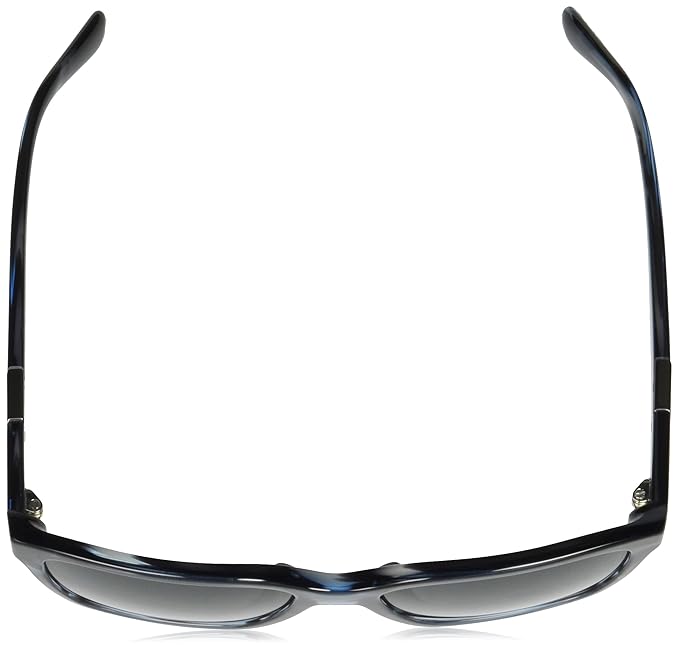 Emporio Armani EA4177F Sunglasses, blue stripe / dark gray lens, 57, Striped Grey, 57