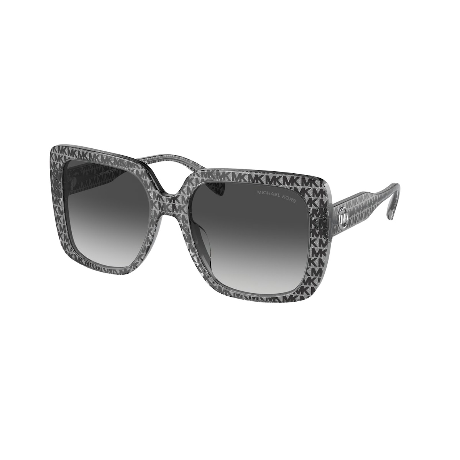 Michael Kors Mallorca Black Mk Logo Glitter | Sunglasses Woman