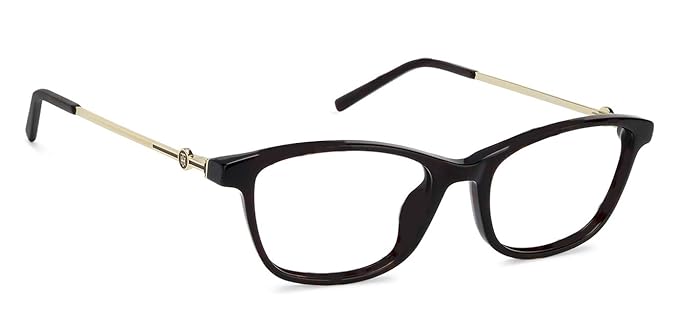 Tommy Hilfiger TH3168 Medium (Size-51) BLACK Golden C1 Unisex Eyeglasses